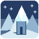 Frostpeak pixel vista