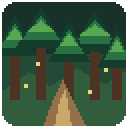 Verdant Forest pixel vista